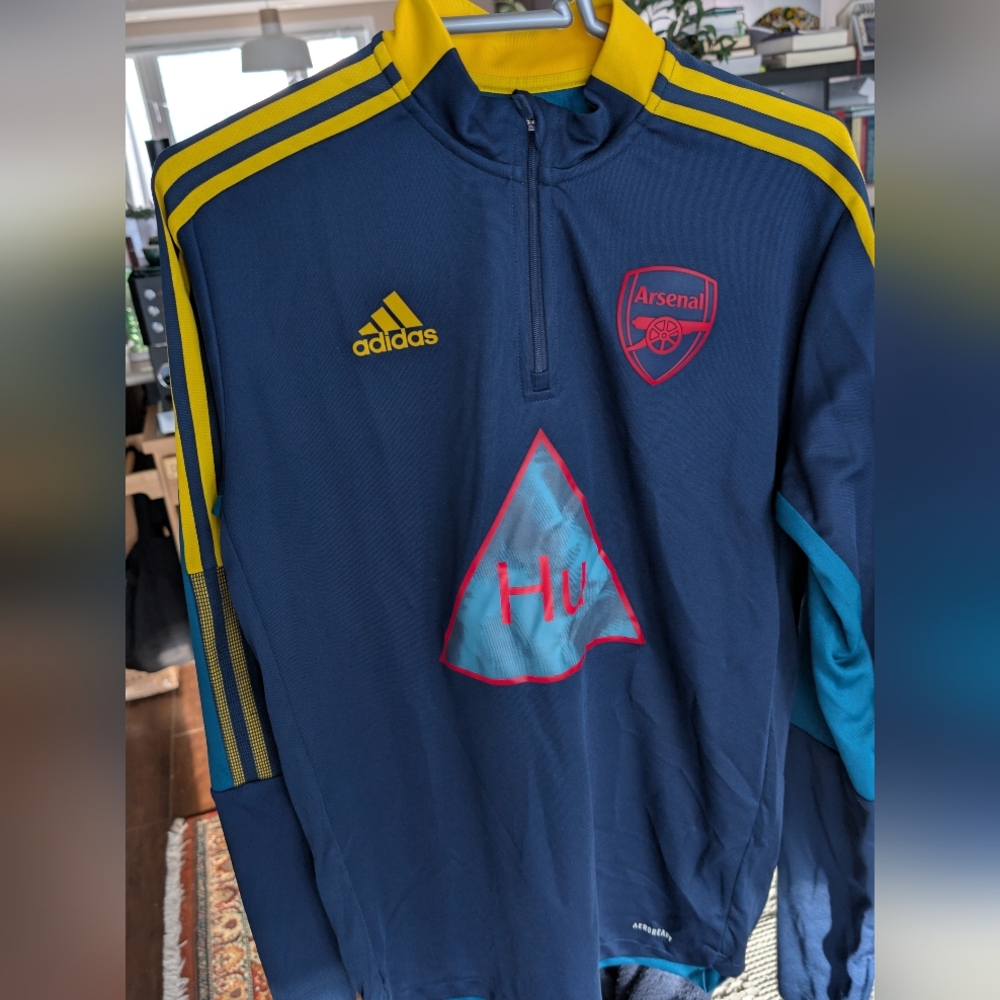 Arsenal x Humanrace - Navy and Yellow Training Top